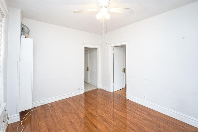 2834 S Union Ave, Chicago, IL 60616 - unfurnished room featuring wood finished floors and a ceiling fan