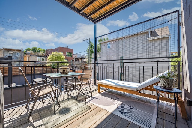 1011 N Winchester Ave Unit 2, Chicago, IL 60622 - view of wooden deck