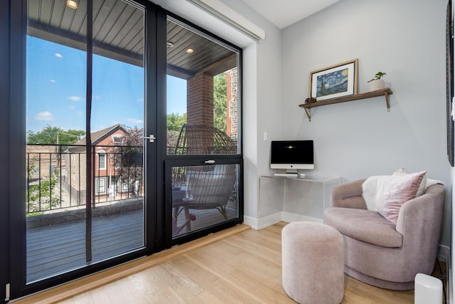 1011 N Winchester Ave Unit 2, Chicago, IL 60622 - living area with wood finished floors and baseboards