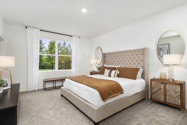 2281 Redwood Trl, Wonder Lake, IL 60097 - carpeted bedroom featuring recessed lighting and baseboards