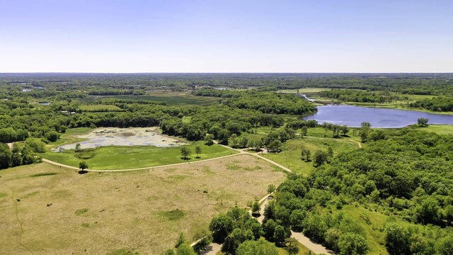 2281 Redwood Trl, Wonder Lake, IL 60097 - aerial view of a large body of water and a forest