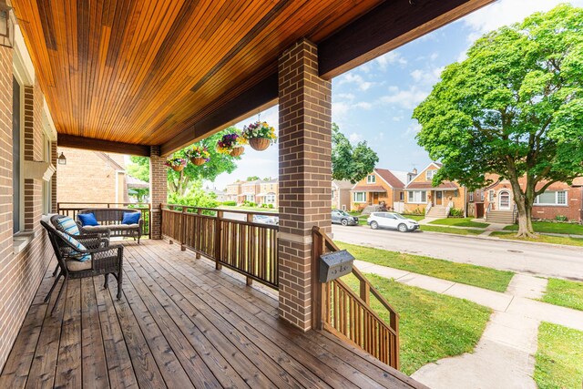 3723 N Nordica Ave, Chicago, IL 60634 - porch featuring a residential view