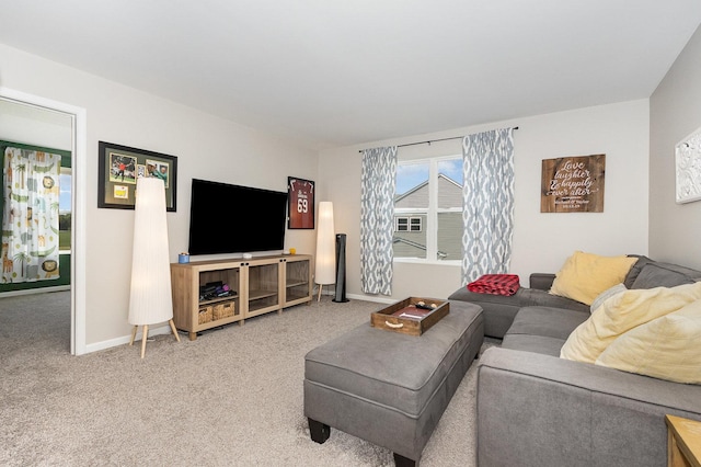 26550 W Old Stage Ln, Channahon, IL 60410 - carpeted living area with baseboards