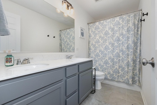 26550 W Old Stage Ln, Channahon, IL 60410 - full bath featuring tile patterned flooring and double vanity