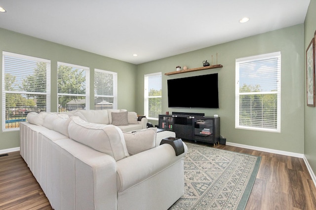 26550 W Old Stage Ln, Channahon, IL 60410 - living room with recessed lighting and wood finished floors