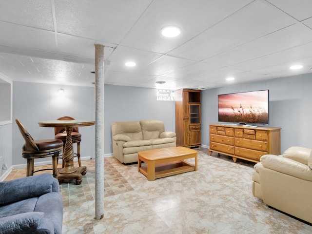 18 E 155th Pl, South Holland, IL 60473 - living area with recessed lighting