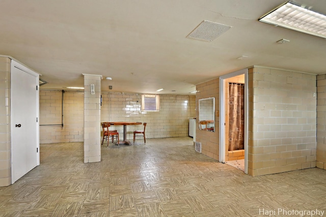 36 S Pistakee Lake Rd, Fox Lake, IL 60020 - basement featuring concrete block wall