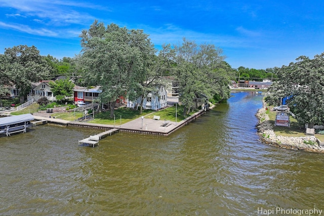 36 S Pistakee Lake Rd, Fox Lake, IL 60020 - dock area with a water view