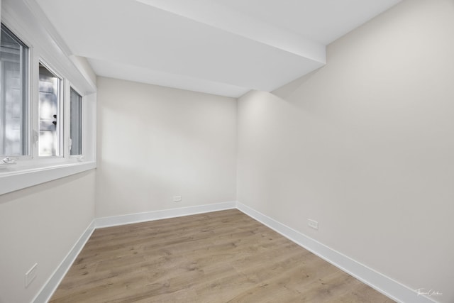 13741 S 85th Ave, Orland Park, IL 60462 - spare room featuring baseboards and light wood-style floors