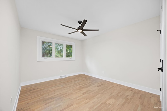 13741 S 85th Ave, Orland Park, IL 60462 - empty room with light wood-type flooring and ceiling fan