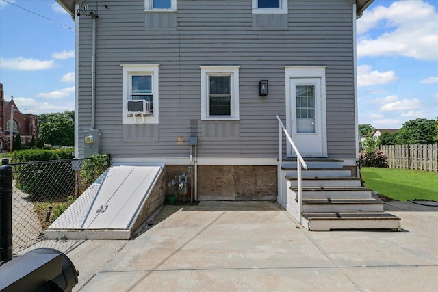 543 E Orleans St, Paxton, IL 60957 - back of house featuring cooling unit and entry steps