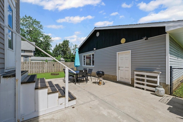 543 E Orleans St, Paxton, IL 60957 - back of property featuring a patio and outdoor dining area