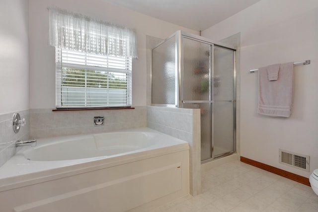 514 Abbeywood Dr, Cary, IL 60013 - full bathroom with a bath and a shower stall