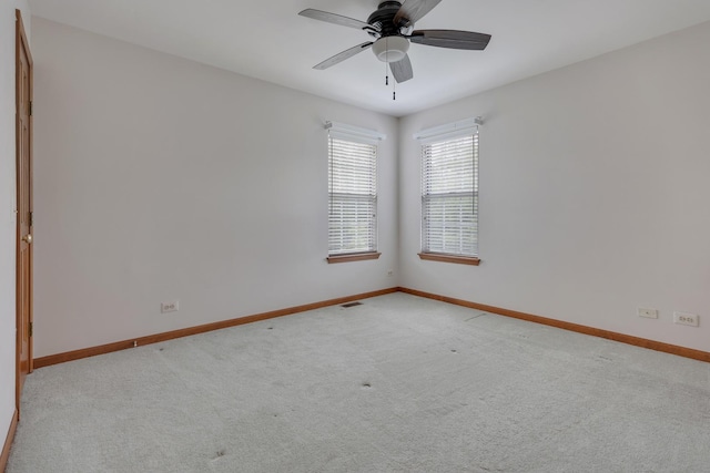 514 Abbeywood Dr, Cary, IL 60013 - unfurnished room with carpet flooring and a ceiling fan