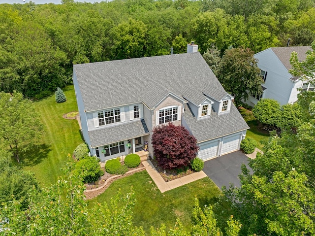 514 Abbeywood Dr, Cary, IL 60013 - view of subject property featuring a forest