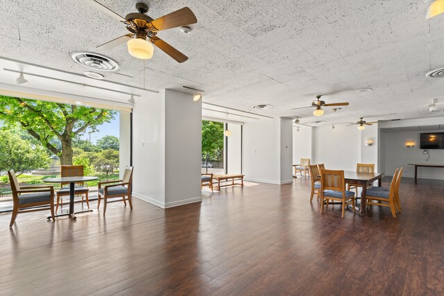 3200 N Lake Shore Dr Unit 302, Chicago, IL 60657 - dining room featuring ceiling fan and wood finished floors