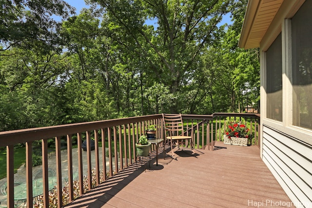 9516 Thousand Oaks Dr, Spring Grove, IL 60081 - view of deck