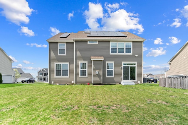 153 N Bend Way, Elgin, IL 60124 - rear view of property featuring solar panels