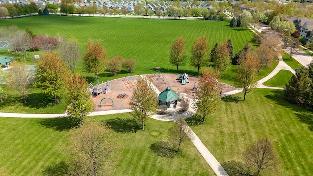 153 N Bend Way, Elgin, IL 60124 - drone / aerial view