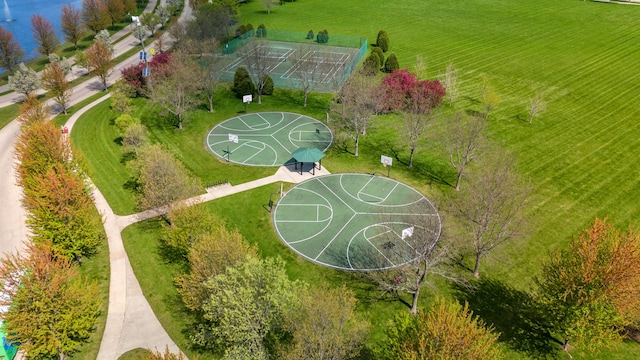 153 N Bend Way, Elgin, IL 60124 - bird's eye view