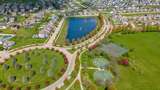 153 N Bend Way, Elgin, IL 60124 - aerial view of property's location with a large body of water and nearby suburban area