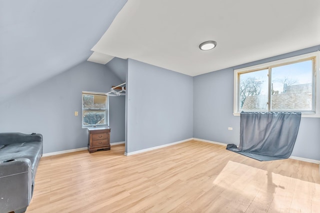 2330 S Homan Ave, Chicago, IL 60623 - additional living space featuring light wood finished floors and vaulted ceiling