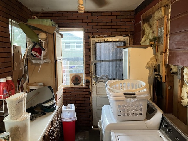 1403 Barberry Ln, Round Lake Beach, IL 60073 - laundry room with separate washer and dryer