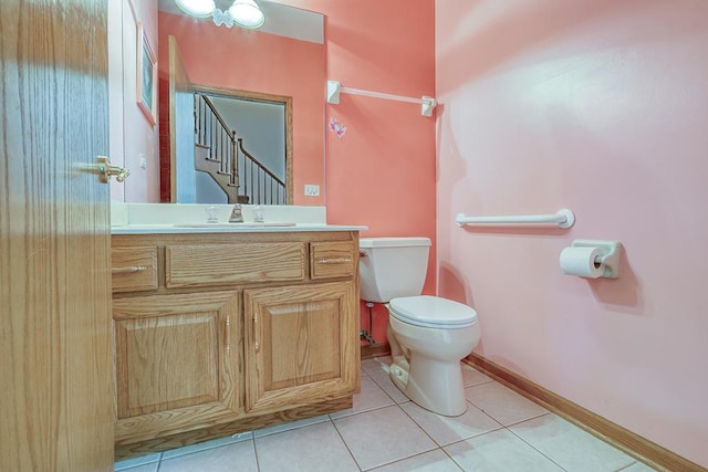 2504 Monterey Dr, Plainfield, IL 60586 - bathroom featuring tile patterned floors and vanity