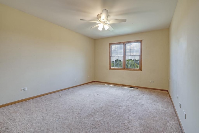 2504 Monterey Dr, Plainfield, IL 60586 - empty room with carpet flooring and ceiling fan