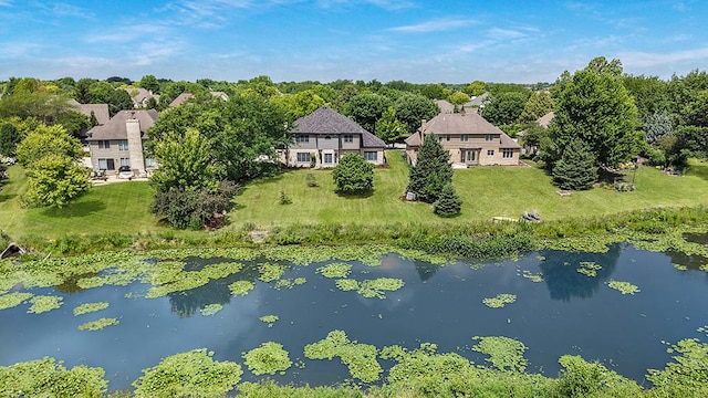 2504 Monterey Dr, Plainfield, IL 60586 - aerial view of property and surrounding area featuring a nearby body of water