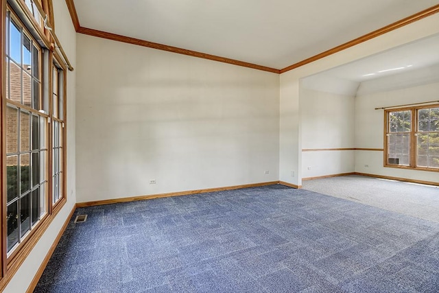 2504 Monterey Dr, Plainfield, IL 60586 - unfurnished room featuring carpet and ornamental molding