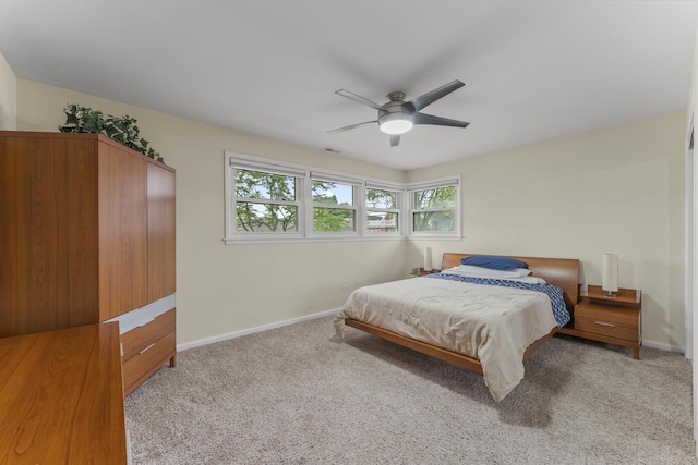 3257 N Nottingham Ave, Chicago, IL 60634 - bedroom with carpet flooring and a ceiling fan
