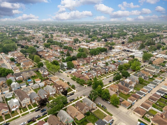 3257 N Nottingham Ave, Chicago, IL 60634 - aerial view of property and surrounding area with nearby suburban area
