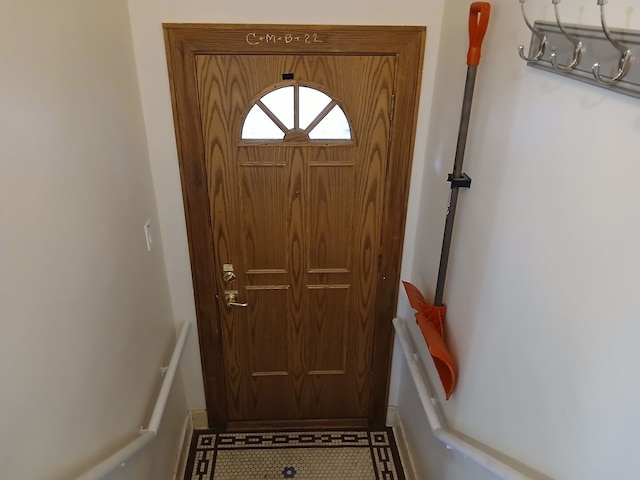 4936 S Karlov Ave, Chicago, IL 60632 - doorway featuring tile patterned flooring