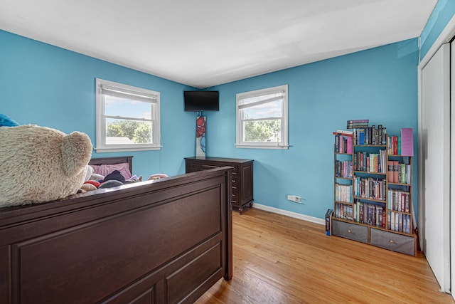 1306 Monroe St, Lake In The Hills, IL 60156 - bedroom with multiple windows and light wood-type flooring