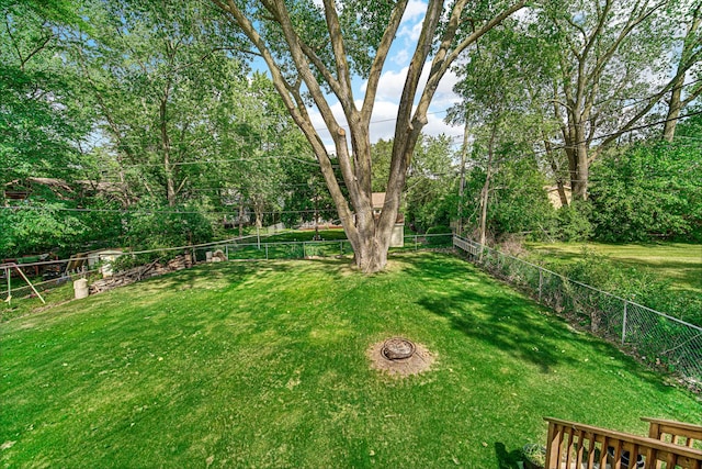 1306 Monroe St, Lake In The Hills, IL 60156 - view of fenced backyard
