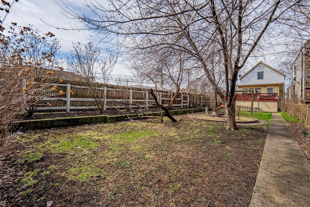 1621 N Central Park Ave, Chicago, IL 60647 - fenced backyard featuring a wooden deck