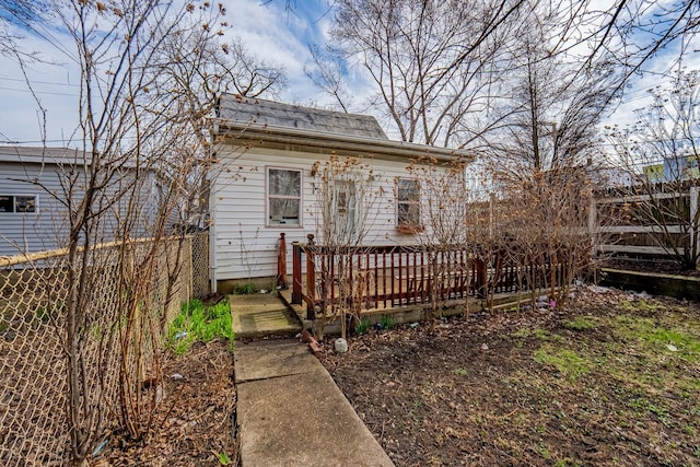 1621 N Central Park Ave, Chicago, IL 60647 - view of front facade featuring a wooden deck