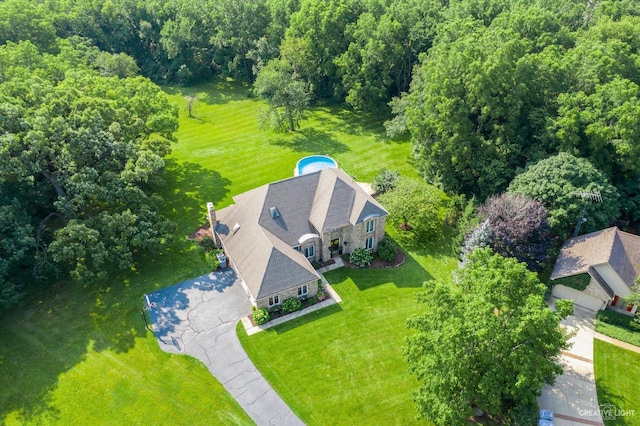 23 Colony Ct, Yorkville, IL 60560 - aerial view of property and surrounding area