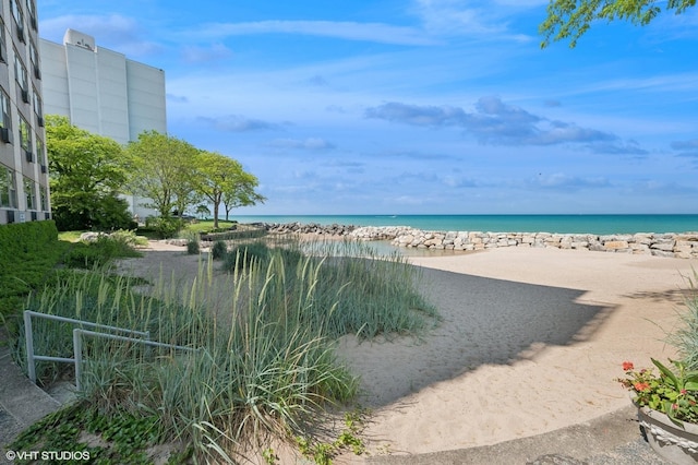 1440 Sheridan Rd Unit 101, Wilmette, IL 60091 - water view featuring nearby beach