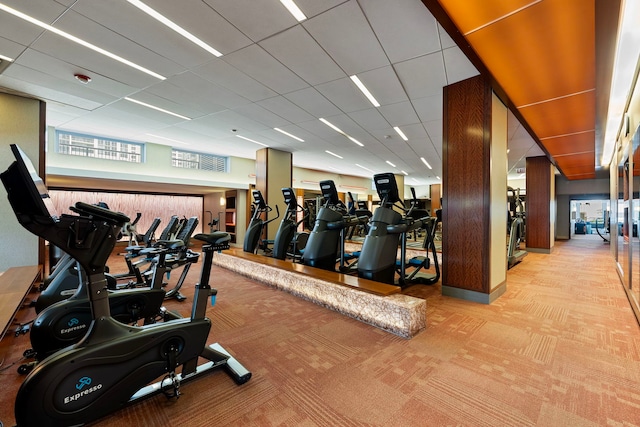 400 E Randolph St Unit 2603, Chicago, IL 60601 - exercise room with carpet