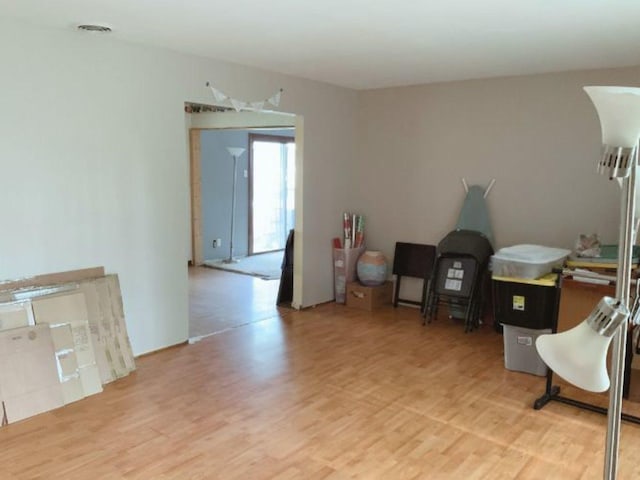 1412 Timberline Dr, Joliet, IL 60431 - miscellaneous room with wood finished floors