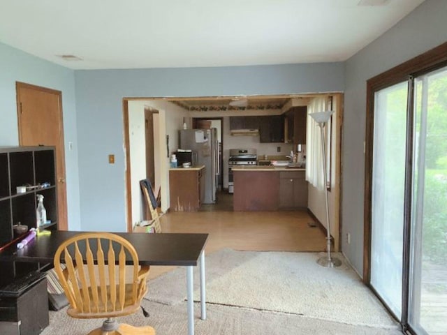 1412 Timberline Dr, Joliet, IL 60431 - living room with light wood-style flooring