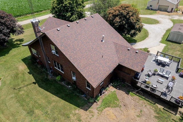 879 2300th Ave, Chestnut, IL 62518 - view from above of property