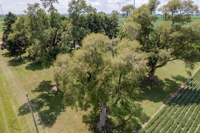 879 2300th Ave, Chestnut, IL 62518 - aerial view of property's location with rural landscape and abundant farmland