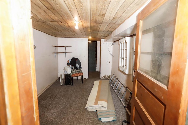 12400-02 S Green St, Calumet Park, IL 60827 - hall featuring wood ceiling and carpet floors