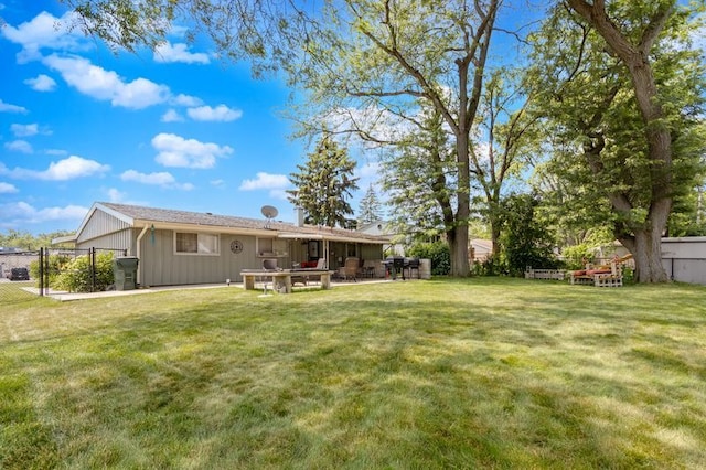 337 E Clark St, Glenwood, IL 60425 - view of yard with a patio area