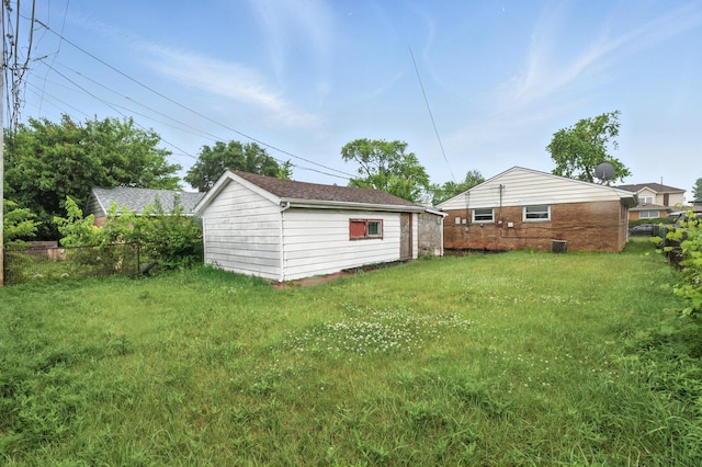 4506 W 77th Pl, Chicago, IL 60652 - view of yard with an outdoor structure