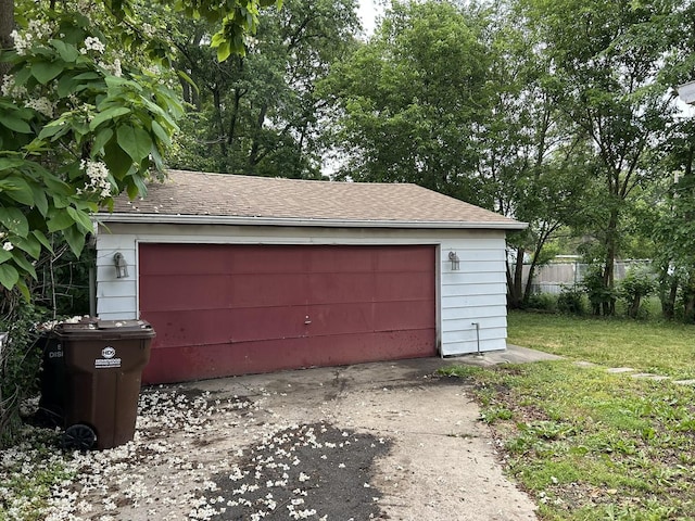 417 Shabbona Dr, Park Forest, IL 60466 - view of detached garage