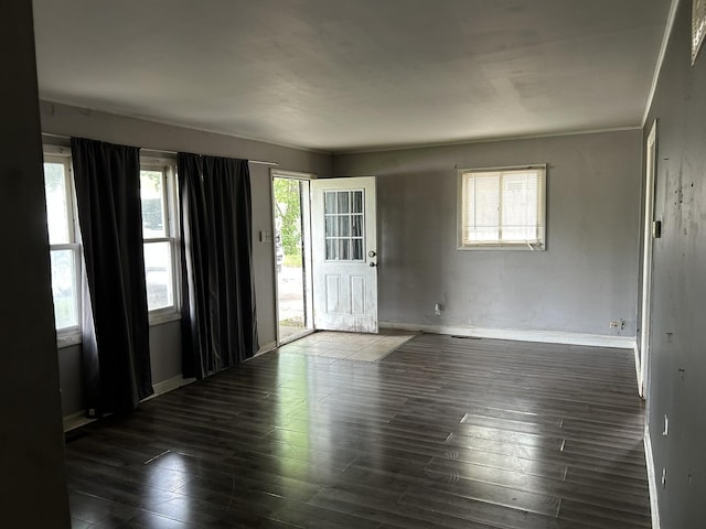 417 Shabbona Dr, Park Forest, IL 60466 - spare room with wood finished floors